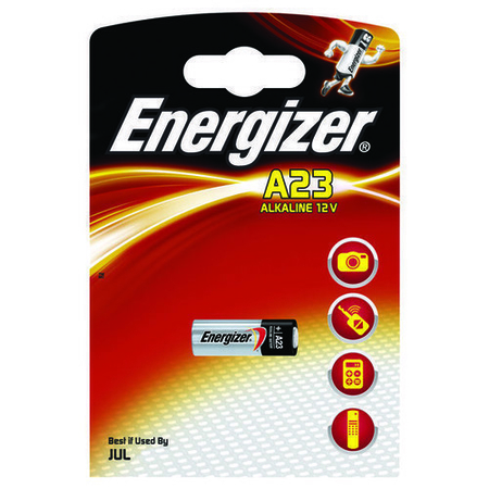 Pile alcaline ENERGIZER type A23 E23A V23GA 12V sous blister de 1 pile - Gedimat.fr