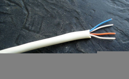 Câble électrique de sonnerie 1 paire diam.0,6mm² coloris ivoire vendu à la coupe au ml - Gedimat.fr