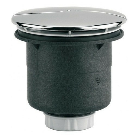 Bonde de douche à capot avec sortie verticale pour receveur percé en diam.90mm - Gedimat.fr