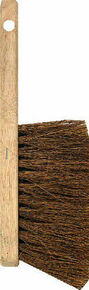 Balayette de chantier toutes surfaces fibres souples coco 4 rangs manche et semelle bois larg.45mm long.30cm - Gedimat.fr