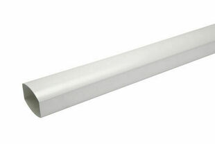 Tube de descente extrud PVC ovation blanc - 105x76cm 4m - Gedimat.fr