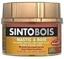 Mastic à bois SINTOBOIS boîte 170ml chêne moyen - Gedimat.fr