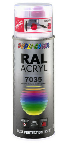 BOMBE PEINTURE GRIS CLAIR RAL 7035 400ML