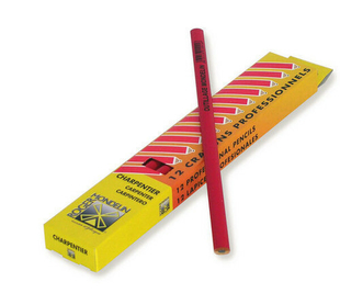 Crayon de charpentier rouge - Gedimat.fr
