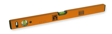 Niveau profil rectangulaire aluminium époxy 100cm orange - Gedimat.fr