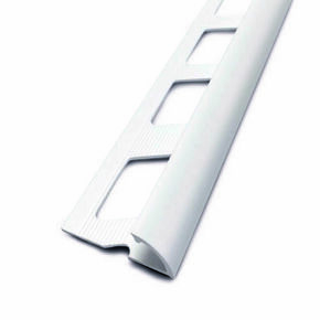 Quart de rond ouvert PVC blanc p.10mm - 2,5m - Gedimat.fr