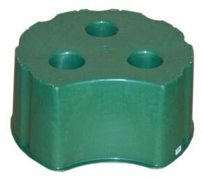 Support pour cuve  eau cylindrique vert - 510 l - Gedimat.fr