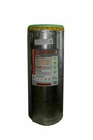 Isolant mince thermoréflecteur AIRFLEX 15 - 12,50x1,20m - R=1,64 m²K/W - Gedimat.fr