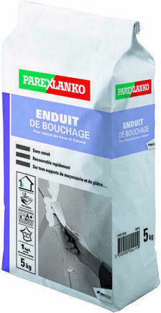 Enduit pour les réparations des trous et fissures sac de 5kg - Gedimat.fr