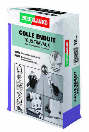 Colle en poudre pour tous les travaux courants en intérieur COLLE ENDUIT sac de 10kg - Gedimat.fr