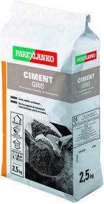 Ciment GRIS - sac de 2,5kg - Gedimat.fr