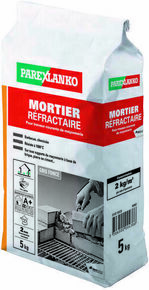 MORTIER REFRACTAIRE - sac de 5kg - Gedimat.fr