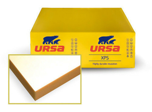 Mousse polystyrne extrud URSA XPS N III I - 1,25x0,6m Ep.30mm - R=0,90m.K/W. - Gedimat.fr