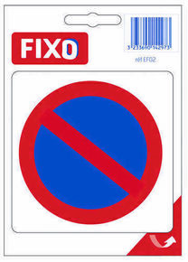Autocollant stationnement interdit - 100x100mm - Gedimat.fr