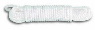 Corde polypropylne tresse blanche D4mm - 10m - Gedimat.fr