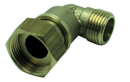 Coude d'alimentation mâle femelle G3/4 G3/4 pour collecteur coque 1 pièce - Gedimat.fr