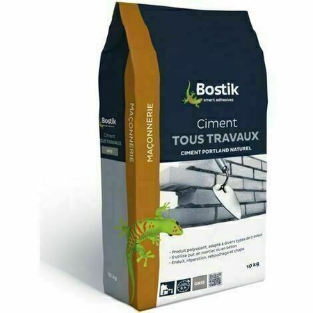 Ciment prompt vicat sac papier 10kg ton gris vert - Gedimat.fr