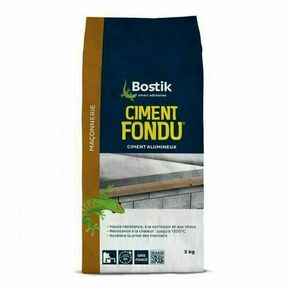 Ciment fondu gris fonc - sac papier de 5kg - Gedimat.fr