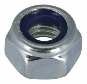 Ecrou frein en acier zingu 8 mm - blister de 50 pices - Gedimat.fr