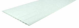 Sous-face alvolaire PVC habillage toiture 6 lames blanc - 30cm 4m - Gedimat.fr