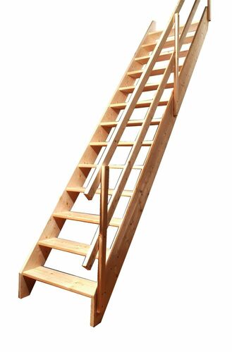 Echelle de meunier 1 rampe sapin massif - Escaliers