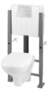 Pack WC suspendu Image'o haut.101,8/117,8cm larg.50cm long.17,2/28cm blanc - Gedimat.fr