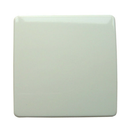 Plaque de fermeture série VEGA pour boîte de dérivation dim.75x75mm coloris blanc - Gedimat.fr