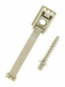 Attache cble clipsable avec cheville D16/20mm - sachet de 20 pices - Gedimat.fr