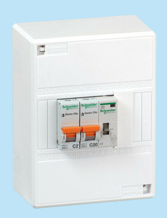 Coffret chauffe eau tableaux 1 rangée 3 modules montés câblés technologie peignable XP 3 pièces - Gedimat.fr