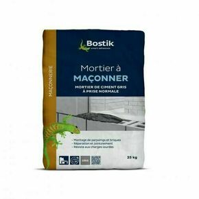 Mortier  maonner - sac papier de 25kg - Gedimat.fr