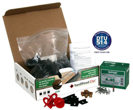 Clip de Fixation invisible Hardwood - Gedimat.fr
