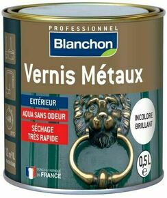 Vernis mtaux incolore brillant - pot 0,5l - Gedimat.fr