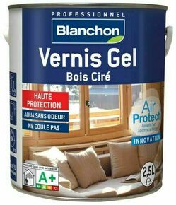 Vernis gel bois ciré AIR PROTECT incolore - pot 2,5l - Gedimat.fr