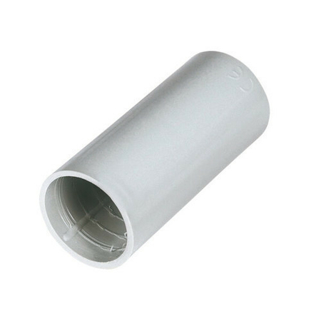 Manchon droit pour tube IRL coloris gris diam.16mm en sachet de 2 pièces - Gedimat.fr