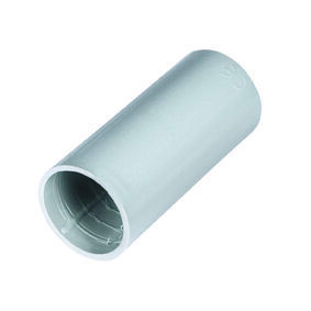 Manchon droit pour tube IRL coloris gris diam.25mm en sachet de 2 pièces - Gedimat.fr