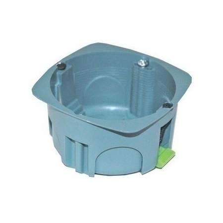 Boîte d'encastrement 1 poste pour cloison creuse diam.67mm prof.40mm coloris gris - Gedimat.fr