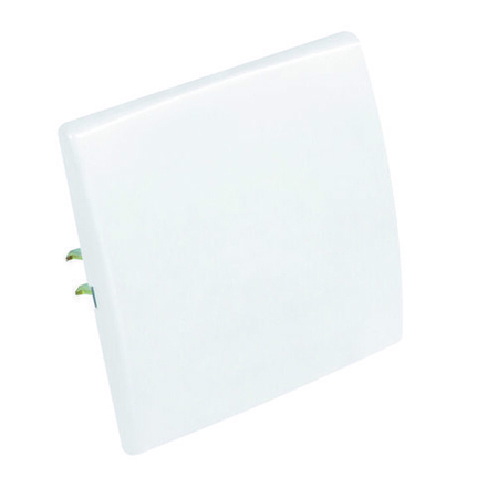 Plaque de dérivation série PERFECT coloris blanc mat sous film de 1 pièce - Gedimat.fr