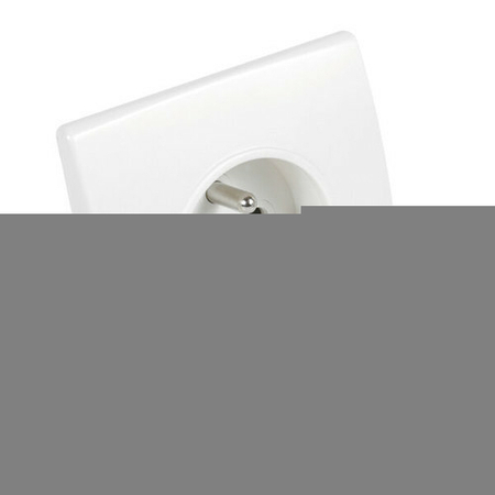 Prise de courant 2 pôles + terre série PERFECT 16A coloris blanc mat sous film de 1 pièce - Gedimat.fr