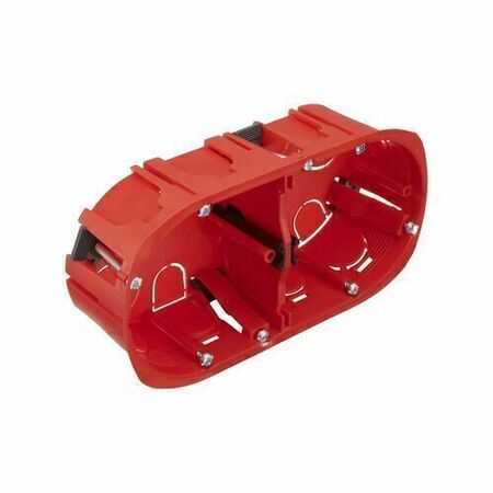 Boite de dérivation pour cloison creuse 2 postes ronde diam.67mm prof.40mm - Gedimat.fr