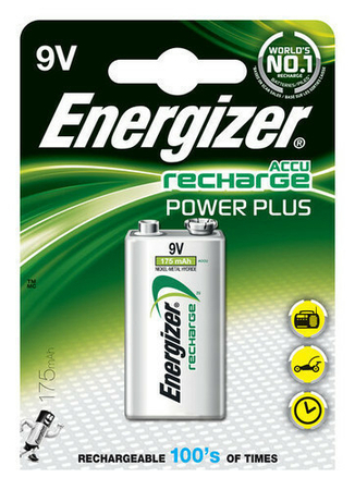 PILE RECHARGEABLE 9V 175MAH NIMH ENERGIZER B1 - Gedimat.fr