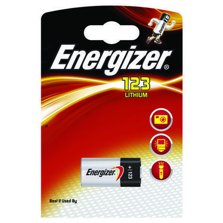 PILE CR123 CR123A DL123 CR17345 3V LITHIUM ENERGIZER B1 - Gedimat.fr