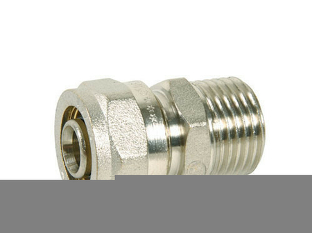 Raccord mâle fixe pour raccord multicouche à compression 15X21 tube diam.20mm - Gedimat.fr