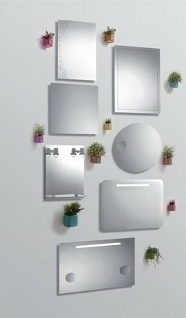 Miroir ROLLING haut.70cm long.50cm sérigraphie - Gedimat.fr