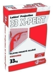 Pltre en poudre  projeter LUTECE PROJECTION 33XPERT - sac de 33kg - Gedimat.fr