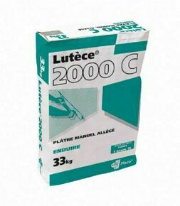 Plâtre en poudre manuel LUTECE 2000 COURT - sac de 33kg - Gedimat.fr