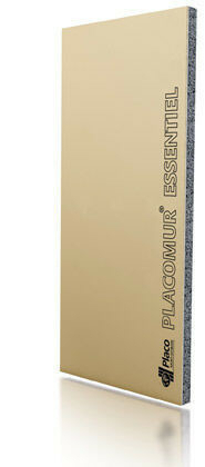 Doublage polystyrne expans PLACOMUR E 10+60 - 2,60x1,20m - R=1,90m.K/W - Gedimat.fr