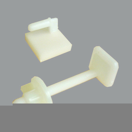 Glissière et fixation d'abattant de wc alibert coque 2 pièces - Gedimat.fr