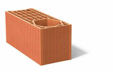 Brique poteau rectifi 15 demi - 500x200x212mm - Gedimat.fr