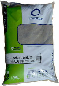 Sable  enduire granulomtrie 0/2mm sac de 35kg - Gedimat.fr