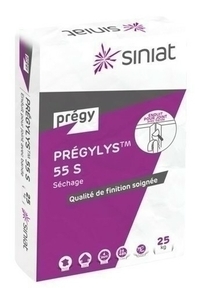 Enduit joint PREGYLYS 55 - sac de 25kg - Gedimat.fr